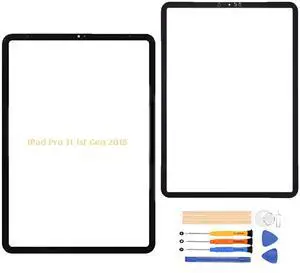 A-MIND Front Glass Outer Panel Lens for iPad Pro 11 1st Gen 2018/2nd Gen 2020 Screen Replacement (Not LCD and Touch Digitizer) Compatible with A2013 A1934 A1980 A1979 A2068 A2230 A2228 A2231