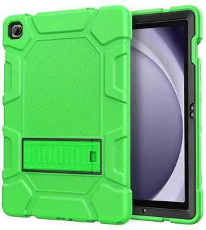 Azzsy Case for Samsung Galaxy Tab A9+/A9 Plus 11 2024 Model (SM-X210/X216/X218), Heavy Duty Shockproof Rugged High Impact Protective Case, Green