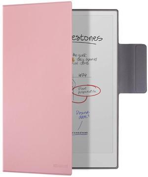 BOZHUORUI Magnetic Case for 11.8" Remarkable Paper Pro 2024 Tablet - Ultra-Thin Lightweight PU Leather Book Folio Cover with Auto Sleep/Wake (Pink)