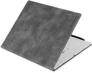 BOZHUORUI Magnetic Case for Onyx Boox Go 10.3 Tablet (2024 Released) - Ultrathin Lightweight Book Folio Cover with Auto Sleep/Wake (Denim Gray)