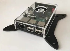 VESA Mount Case for Raspberry Pi 3, 2 & B+ with Fan
