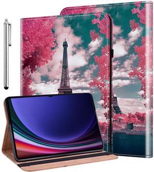 ALILANG Case for Samsung Galaxy Tab S10 Ultra 2024/ S9 Ultra 2023/ S8 Ultra 2022 14.6 Inch, Shockproof Folding Stand Cover for Galaxy Tab S10 Ultra/ S9 Ultra/ S8 Ultra Case-Iron Tower