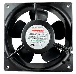 for Mechatronics Cooling Fan UF12A23-BTH 120x120x38mm AC 230V 17/15W, High Speed Fan 50/60Hz AC AXIAL Fan UF12A23 BTH