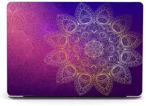Berkin Arts for MacBook Air 13.6 inch Case A3240 A3113 A2681 (M4 M3 M2) 2025 2024-2022 Release with Display & Touch ID with Keyboard Cover & Screen Protector Cloisonnism Symmetrical