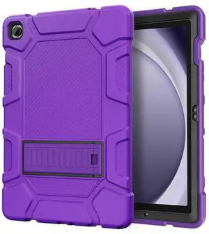 Azzsy Case for Samsung Galaxy Tab A9+/A9 Plus 11 2024 Model (SM-X210/X216/X218), Heavy Duty Shockproof Rugged High Impact Protective Case, Purple