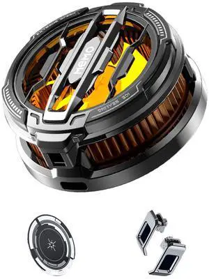 CatXQ Semiconductor Refrigeration Cooler Fan [Rapid Cooling & Icing] with Magnetic & Back Clip for iPhone 15 S24 A15 iPad Tablet - Phone Cooling for IOS Android Tiktok Live Streaming Gaming Video