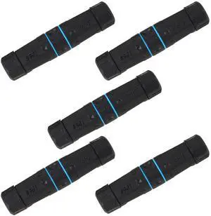 ANMBEST 5PCS Shielded RJ45 Waterproof Connector IP68 Cat5/5e/6 8P8C Ethernet LAN Cable Coupler Female to Female Outdoor Network Adapter