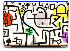 Berkin Arts for MacBook Pro 14 inch Cover A3401 A3185 A3112 A2992 A2918 A2779 A2442 with M4 M3 M2 M1 Chip(2021-2024 Release) Keyboard & Screen Cover Naive Art (Picture of A Journey by Paul Klee)
