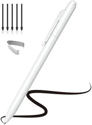 Ciscle EMR Stylus Compatible with Remarkable 2, Replacement Digital Pen with Eraser, 4096 Pressure Levels, Palm Rejection, Tilt Support (5 Pen Tips White) Ciscle EMR Stylus Compatible with Remarkable 2, Replacement Digital Pen with Eraser, 4096 Pressure Levels, Palm Rejection, Tilt Support (5 Pen Tips White)