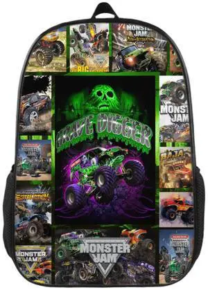 Carmpesli 17inch Trucks Backpack Office Computer Backpack Travel Backpack