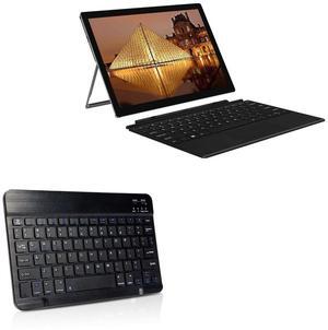 BoxWave Keyboard Compatible with Chuwi UBook X - SlimKeys Bluetooth Keyboard, Portable Thin with Chiclet-Style Keys - Jet Black