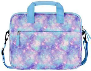 Choco Mocha 12.5 Inch Kids Tablet Sleeve Bag for Girls, Purple, Crossbody