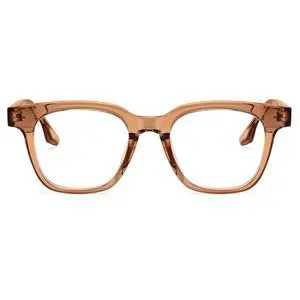 Dollger Blue light Glasses for Women Men Square Frame Computer Screen Blue light Blocking Eyeglasses Oversized Fashion Clear Tea Glasses