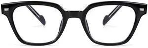 Dollger Blue Light Glasses for Men Women Blue Light Blocking Computer Screen Glasses Men Clear Frames Eyeglasses Black