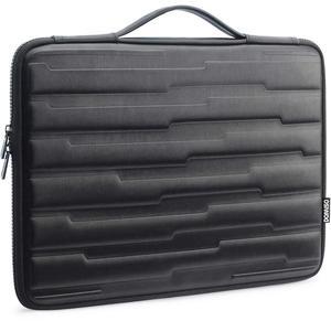 DOMISO 17.3 inch Shock Resistant Laptop Sleeve with Handle Protective Case Compatible with 17.3" Notebook/Dell Inspiron/MSI/HP Pavilion/Lenovo ideapad/Samsung/Acer/HP/Alienware 17, Black