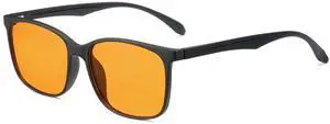 Cyxus Orange Blue Light Blocking Glasses for Men Women Gaming Glasses Redece Eye Strain Sleep Better 8083Z76