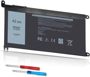 Yongerwy WDX0R Laptop Battery Replacement for Dell Inspiron 13 15 5000 7000 Series 7368 7378 7579 7573 5570 5775 5579 5565 5379 5378 7560 7570 P58F P66F P69G YRDD6 3CRH3(11.4V 42Wh 3-Cell)