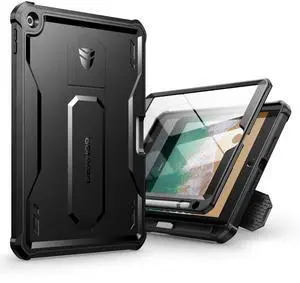 Dexnor for iPad 9.7 Inch 6th /5th Generation(2018/2017), [Built in Screen Protector & Kickstand] with Pen Holder Heavy Duty Shockproof Full Body Protective Cover for iPad 6th Generation Case-Black