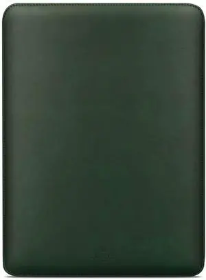 Comfyable Laptop Sleeve 15 Inch Precisely Compatible with MacBook Air 15" M4 2025 A3241 & M3 2024 A3114 & M2 2023 A2941, Faux Leather Cover Case, Green