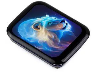 Coolwell 1.69 Inch Round LCD Display Module for Raspberry Pi for Arduino STM32 with Touch Panel Micro LCD Display 240×280 IPS, SPI and I2C, 262K Display Color