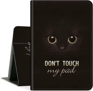 Case for All-New Amazon Kindle Fire HD 8 & 8 Plus Tablet (12th Gen/10th Generation,2022/2020 Release) 8 inch,PU Leather Folio Stand Case with Auto Sleep/Wake,Cat Eye Don't Touch