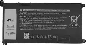 YRDD6 VM732 1VX1H Laptop Battery for Dell Inspiron 5482 5485 7586 3583 5491 5591 5481 3310 2-in-1 5593 5584 3493 3593 3793 5480 3582 5581 5590 3584 5493 5585 5594 5598 3501 P93G Vostro 3491 5490
