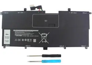 46WH NNF1C XPS 13 Battery for D ell XPS 13 D ell XPS 13 2 in 1 D ell XPS 13 9365 XPS 9365 XPS 13 9635 2 in 1 Dell 9365 2 in 1 dell xps 2 in 1 laptop HMPFH 0NNF1C NP0V3 P71G Computer Batteries