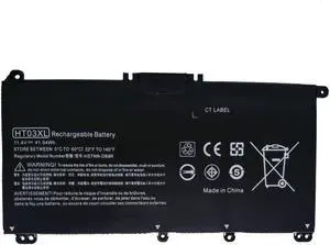 Batterymarket New HT03XL L11119-855 Replacement Laptop Battery Compatible with HP 240 G7, 245 G7, 250 G7, 255 G7, 340 G5, 348 G5 HT03041XL L11421-421 L11421-422 HSTNN-LB8L 11.4V 41Wh 3600mAh