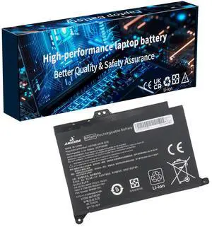 A AMANDA BP02XL 849909-850 Battery Replacement for HP Pavilion Laptop 15-AU 15-AW Series 15-AU057CL 15-AU030WM 15-AU063NR 15-AU123CL 15-AW002LA 15-AW053NR 15-AU091NR 15-AU023CL P/N BPO2XL