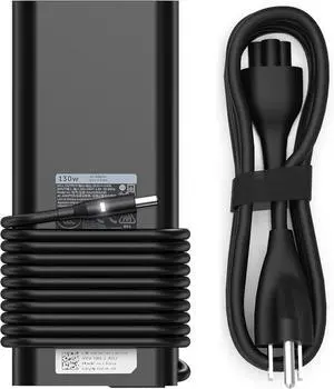 130W 4.5mm Round Tip AC Adapter Laptop Charger Replacement for Dell XPS 15 9530 9550 9560 9570 7590 Inspiron 7347 7348 7459 Precision M3800 M2800 5510 5520 5530 5540 HA130PM130 0RN7NW Power Cord