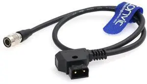 Hirose 4Pin Male to Anton Bauer D-Tap for Zoom F8 Sound Devices 633/644/688 (Straight Cable)