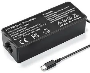 Jeestam 65W USB-C Charger Compatible for HP OmniBook AI PC - Compatible for HP OmniBook 7 5 X Flip 16" 14" 17.3 inch, EliteBook X Flip Ultra G1i 14 inch Next Gen AI PC Laptop Type C Power Adapter