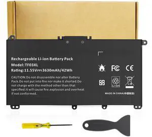 TF03XL 920070-855 Battery for HP Pavilion x360 14m-cd0001dx 14m-cd0003dx 15-cc0xx 15-cc023cl 15-cc123cl 15-cc050wm 15-cc563st 17-ar050wm 15-cc 15-cd 14-bf 14-bf050wm Series tpn-q190 920046-421
