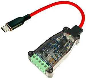 DSD TECH SH-U11GL Isolated USB-C to RS485 Adapter with FTDI Chip