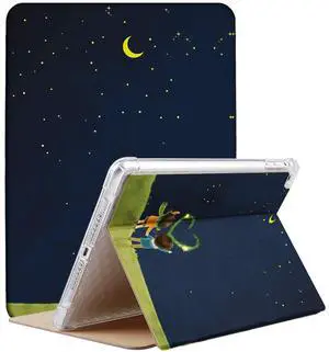 DuraSafe Cases for iPad 5th / 6th Gen & Air 1st / 2nd Gen - 9.7" A1893 A1822 A1566 MRJN2LL/A MR7G2LL/A MP2F2LL/A MP2G2LL/A Printed Cover with Air Cushion Corner for Extra Shock Protection - Night Sky