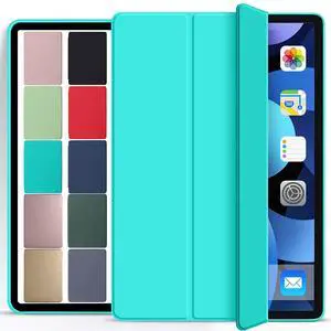 DuraSafe Cases for iPad PRO 10.5 Inch 2017 Air 10.5 3rd Generation 2019 [ Air 3 ] A1701 A2152 A2123 Protective Durable Shock Proof Supportive Magnetic Dual Angle Stand Cover - Aqua