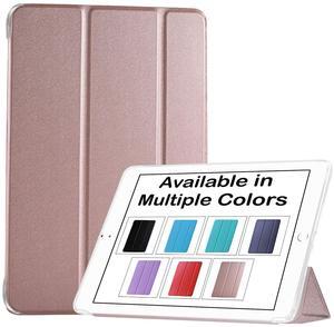 DuraSafe Cases for iPad Air 5th 4th 6th 11th [ Air 11/6 2024/5 2022/4 2020 ] A2588 A2316 MYFQ2LL/A MYFQ2LL/A Lightweight Smart Adjustable Stand Feature Sleek Design Flip Case - Rose Gold