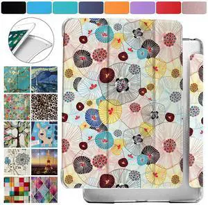 DuraSafe Cases for iPad PRO 10.5 Inch 2017 Air 10.5 3rd Generation 2019 [ Air 3 ] A1701 A2152 A2123 MQF12LL/A MQEY2LL/A Magnetic Dual Angle Stand with Honeycomb Pattern Printed Cover - Yarn Flowers
