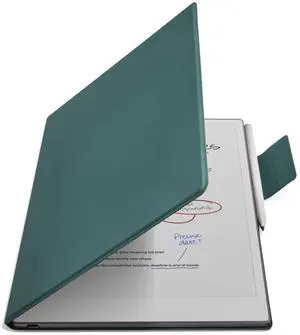 E NET-CASE Case for Remarkable Paper Pro, Premium PU Leather Book Folio with Pen-Buckle, Lightweight Magnetic Case with Auto Sleep/Wake for Remarkable Paper Pro 11.8" 2024 Released (Green)