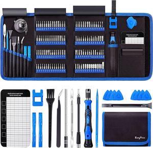 EasyTime Electronics Precision Screwdriver Set: 146 PCS Magnetic Repair tool kit for Computer Laptop PC iPhone Home Appliances