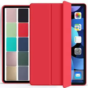 DuraSafe Cases for iPad Air 2nd Gen 9.7 2014 Case A1566 MGLW2LL/A MGL12LL/A MH0W2LL/A A1567 MGKM2LL/A MH182LL/A MGKL2LL/A MGTY2LL/A MH1J2LL/A MGTX2LL/A MH2V2LL/A MH2W2LL/A MH2U2LL/A - Scarlet