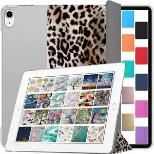 DuraSafe Cases for iPad PRO 11 Inch 2018 1 Gen [ PRO 11 1st ] A1980 A1934 MTXN2LL/A MTXP2LL/A MTXR2LL/A MTXQ2LL/A MTXT2LL/A MTXU2LL/A PrintediPad Cover with Translucent Frosted Hard Back - Leopard
