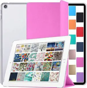 DuraSafe Cases for iPad 7.9 Inch Mini 3 2 1 Generation [iPad Mini 3rd 2nd 1st ] A1599 A1489 A1432 MGNV2LL/A MGYE2LL/A MGNR2LL/A ME276LL/A MD528LL/AiPad Cover with Translucent Frosted Hard Back - Pink