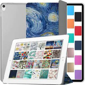 DuraSafe Cases for iPad 10.5 Inch 2017 Air 3 2019 [ PRO 10.5 Air 3rd Gen ] A1701 A2152 A2123 MUUL2LL/A MUUK2LL/A MUUJ2LL/A MQDX2LL/A PrintediPad Cover Translucent Frosted Hard Back - Starry Night