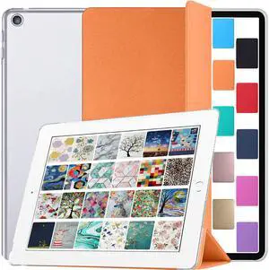 DuraSafe Cases for iPad 7.9 Inch Mini 3 2 1 Generation [iPad Mini 3rd 2nd 1st ] A1599 A1489 A1432 MGNV2LL/A MGYE2LL/A MGNR2LL/A MD528LL/AiPad Cover with Translucent Frosted Hard Back - Orange