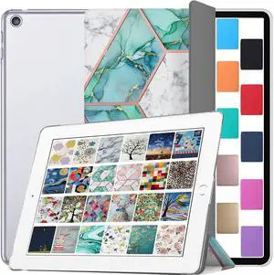 DuraSafe Cases for iPad 7.9 Inch Mini 3 2 1 Generation [iPad Mini 3rd 2nd 1st ] A1599 A1489 A1432 MGNV2LL/A MGYE2LL/A MGNR2LL/A PrintediPad Cover Translucent Frosted Hard Back - Marble Green