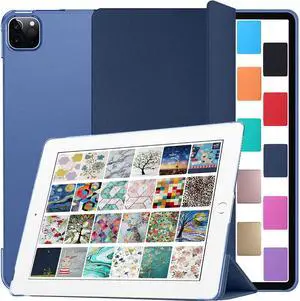 DuraSafe Cases for iPad PRO 11 Inch 2020 2 2021 3 Gen [ PRO 11 2nd 3rd ] A2377 A2459 A2301 MHQR3LL/A MHQT3LL/A MHQW3LL/A MHQX3LL/A MHQU3LL/A MHQV3LL/A MXDC2LL/A MXDE2LL/A Hard Back Cover - Navy Blue