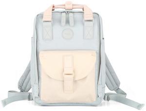 Himawari School Waterproof Backpack 14.9 inch College Vintage Travel Bag for Women and Men,14 inch Laptop for Student (HIM 200-02#)