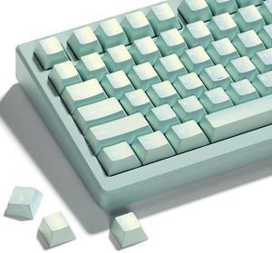 HITIME x XVX PBT Keycaps 75 60 Percent, Green Custom Keyboard Keycaps, Cherry Profile Key caps Set 97 Keys for Cherry Gateron MX Switche Keyboard