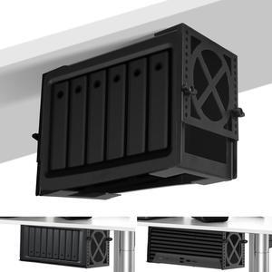 Freejia Adjustable Under Desk PC Mount Bracket - Universal Holder for NAS Devices, UPS, Mini Tower Computers, Xbox Series X/S, OptiPlex7000/7010 Space-Saving Under Desk Installation Solution